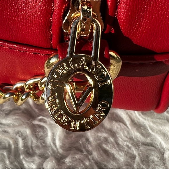 🚫SOLD🚫 🆕 Valentino Orlandi quilted crossbody bag with chain strap - Picture 10 of 13